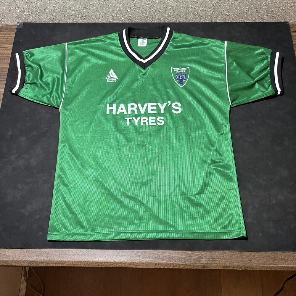 Northwich Victoria FC Jersey Vintage Football Soccer Vintage 90s Trikot Official